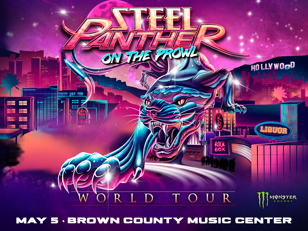 Steel Panther On The Prowl World Tour Brown County Music Center