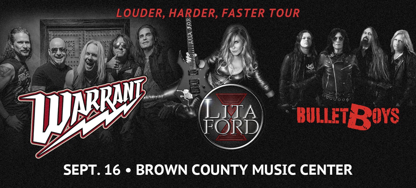 WARRANT + Lita Ford + BULLETBOYS