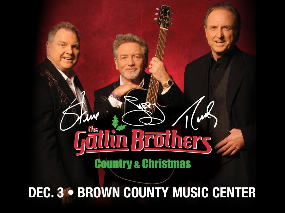 Larry, Steve & Rudy The Gatlin Brothers Country & Christmas Brown