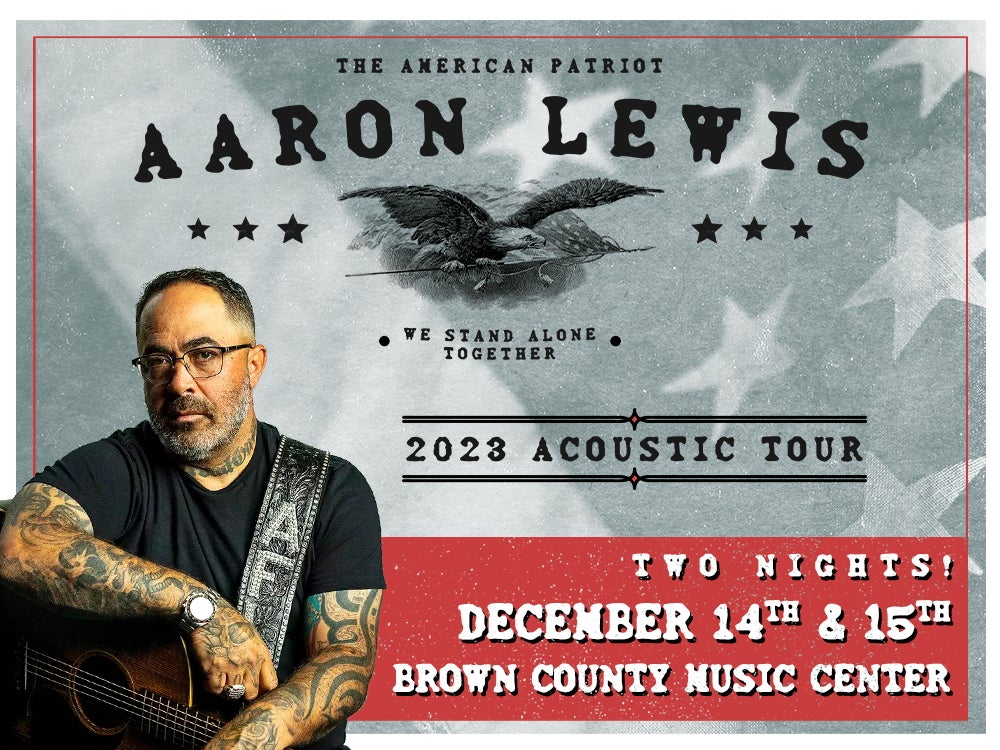 Aaron Lewis Acoustic Brown County Music Center