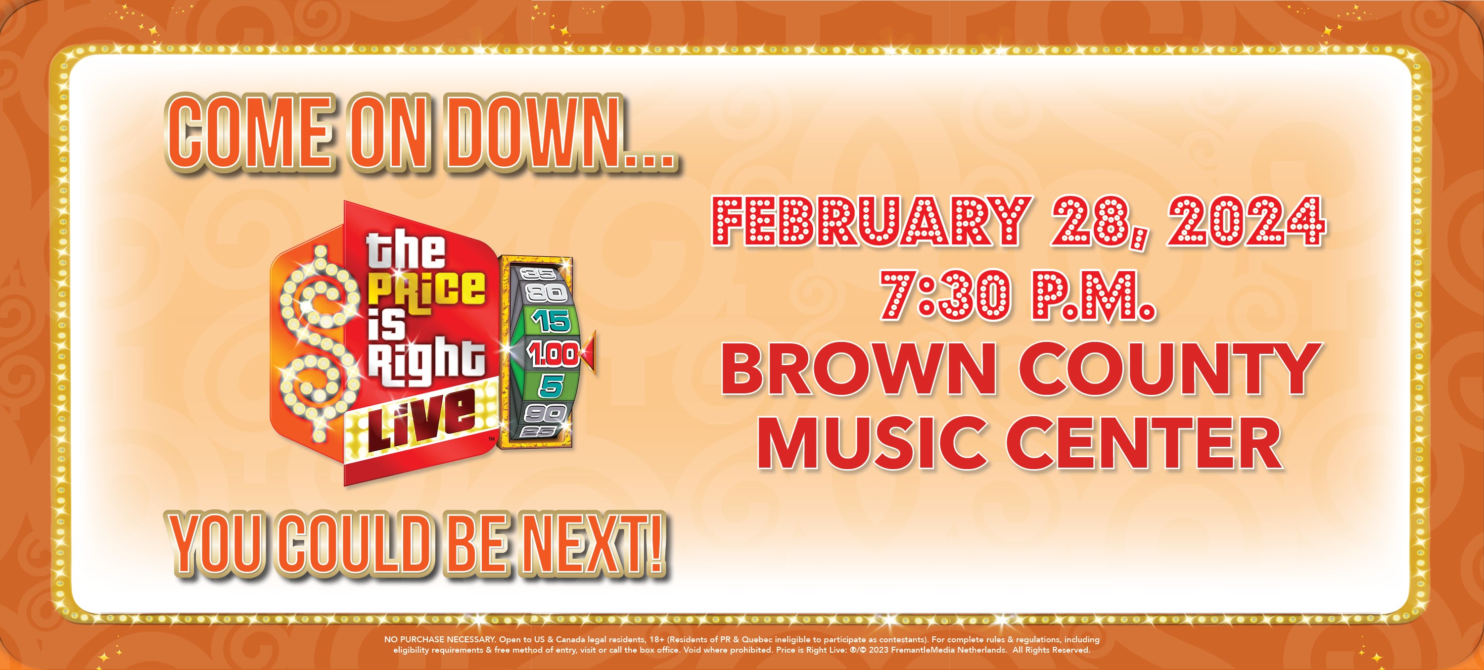 The Price is Right Live™ Brown County Music Center